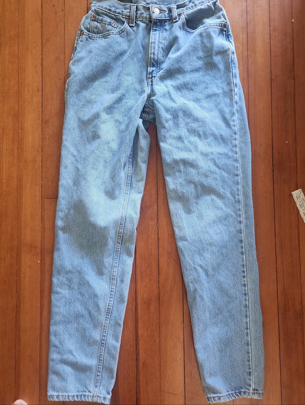 Levi's 512 Womens Light Blue Tapered Fit Denim Jeans